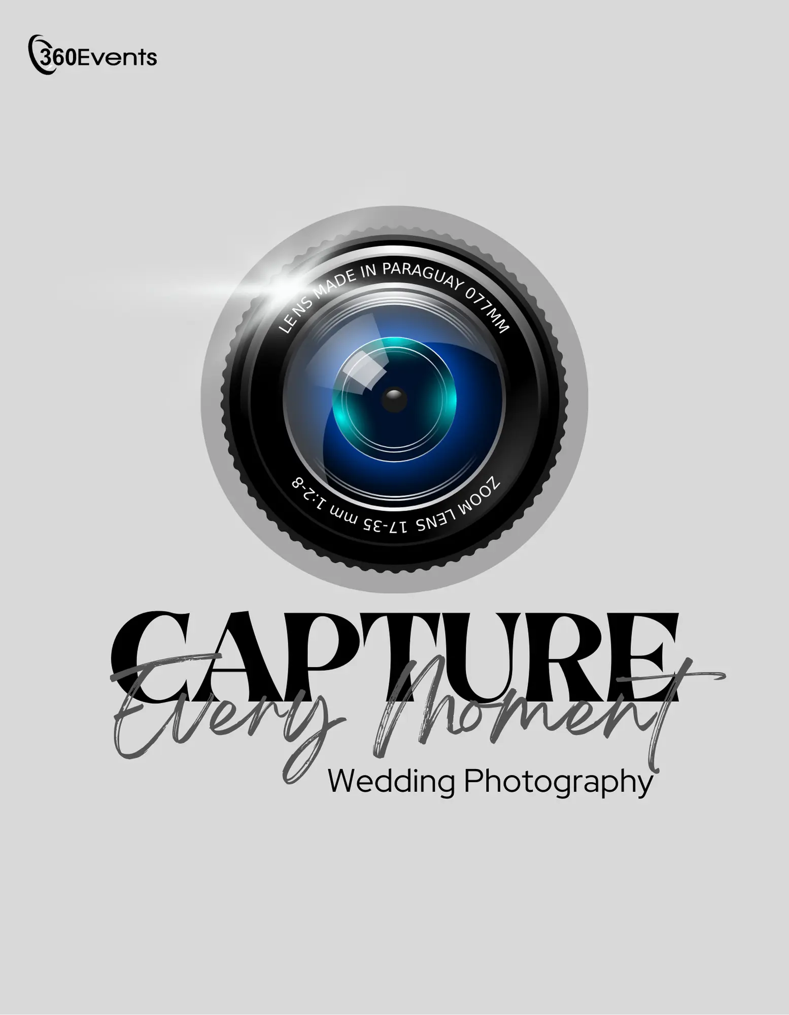 360Events Wedding invitation card